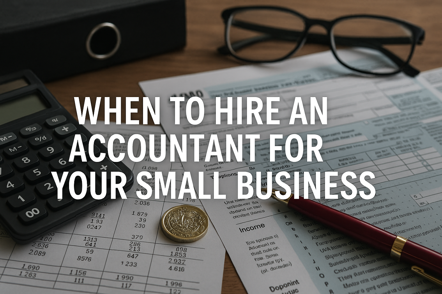 When to Hire an Accountant for Your Small Business